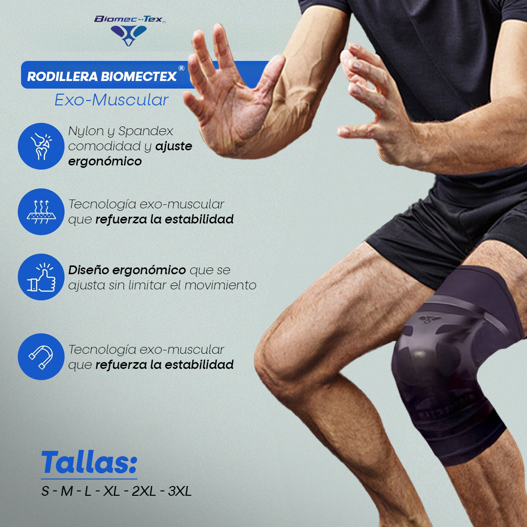 RODILLERA CON TECNOLOGIA EXO MUSCULAR